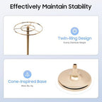 10 PCS Gold Acrylic Vases, Versatile Crystal Wedding Flower Stand, 21.7in Flower Decorative Arrangement Holders, alternate