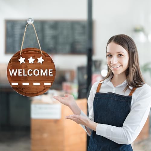 10 pcs metal sublimation door hanger blanks,10 inch circle Unfinished Blank Sign Door Hanger, sublimation, alternate view 5