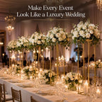 10 Pcs Wedding Centerpieces for Tables, 23.6in Gold Flower Stand for Wedding, Metal Floor Vase Table, alternate view 6