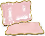 10 Pink Dessert Trays with Gold Foil Border, 9 x 13 Inch in 9 x 13 Inch, alternate view 4