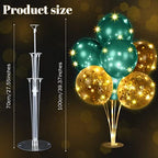 10 Set Balloon Stand Kit for Table Centerpiece, Green in 10 Count (Pack of 1) in Green, alternate view 3