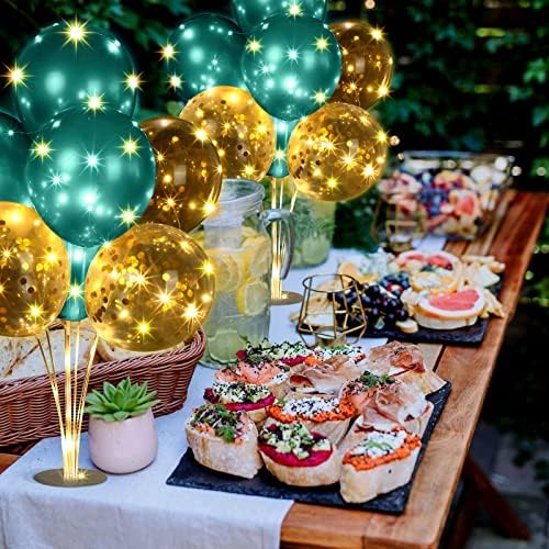 10 Set Balloon Stand Kit for Table Centerpiece, Green in 10 Count (Pack of 1) in Green, alternate view 6