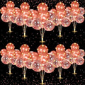 10 Set Balloon Stand Kit for Table Centerpiece, Rose Gold in 10 Count (Pack of 1) in Rose Gold