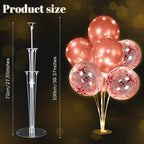 10 Set Balloon Stand Kit for Table Centerpiece, Rose Gold in 10 Count (Pack of 1) in Rose Gold, alternate view 3