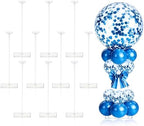 10 Set Balloon Stands for Table Clear 15.75 in Adjustable in Clear 10 Pack