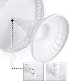 10-Set Cake Stands, Metal Cupcake Stand Set with Multiple Combination Styles, Dessert Plate Cake Serving Tray, alternate view