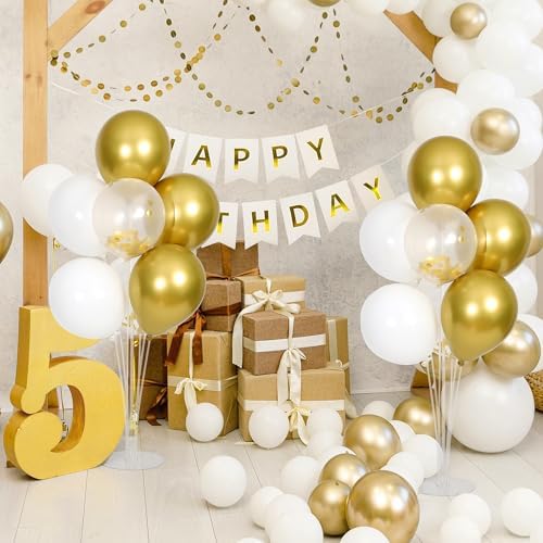 10 Sets Balloon Stand Kit, Balloon Sticks Holder with Base Birthday Wedding Graduation Party Decortaions Table, alternate