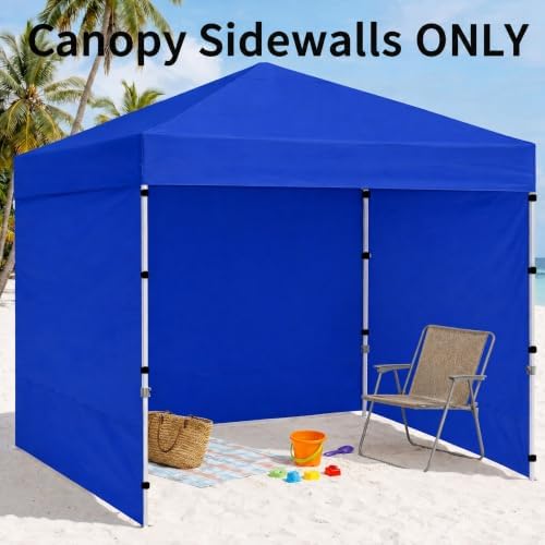 10 x 10 Canopy Sidewalls, 3 Pack Pop Up Canopy Walls, Blue in Blue, alternate view 5