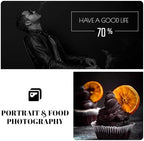 10 x 10 ft Black Backdrop Background for Photography, Photo Cloth Background Screen, Wrinkle-Resistant Black, alternate view