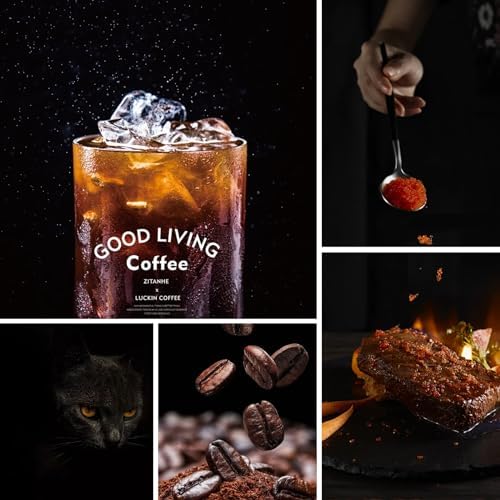 10 x 10 ft Black Backdrop Background for Photography, Photo Cloth Background Screen, Wrinkle-Resistant Black, alternate view