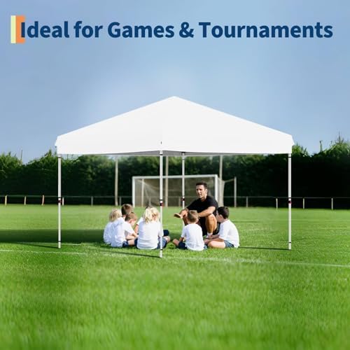 10 x 10 ft Pop-Up Canopy Tent with Removable Sidewall, White in 10 x 10 ft in White, alternate view 6