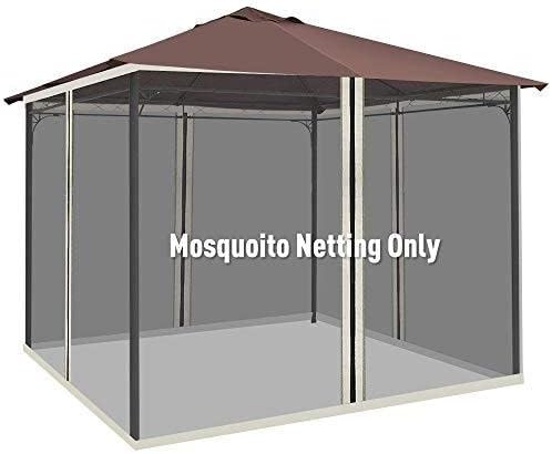 10' x 10' Universal Replacement Mesh Sidewall Netting, Cream