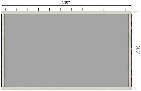 10' x 10' Universal Replacement Mesh Sidewall Netting, Cream, alternate view 3
