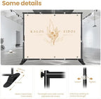 10 x 10ft Heavy Duty Backdrop Stand Kit (Black) in 10ft x 10ft in Black, alternate view 3