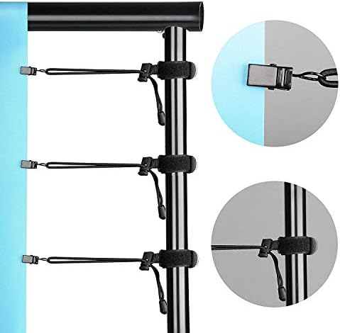 10 x 10Ft Photo Video Studio Heavy Duty Adjustable Muslin Backdrop Stand Background Support System Kit for, alternate view 7