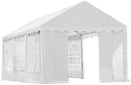 10 x 20 Commercial Grade Party Tent and Enclosure Kit, White in White
