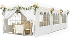 10' x 30' Outdoor Waterproof Gazebo Canopy Tent with Removable Sidewalls and Windows Heavy Duty Tent for Party, alternate