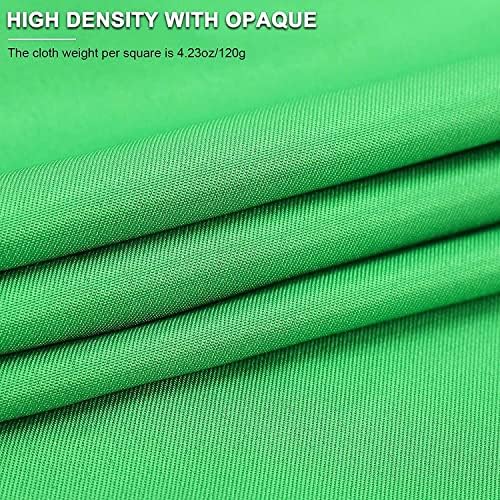 10 X 7 FT Green Screen Backdrop for Photography, Virtual GreenScreen in 10 X 7 FT, alternate view 2