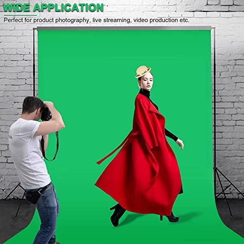 10 X 7 FT Green Screen Backdrop for Photography, Virtual GreenScreen in 10 X 7 FT, alternate view 4