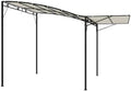 10' x 8' Outdoor Pergola and Patio Gazebo Cream White