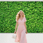 10 x 8ft Green Leaf Wall Background Large Green Grass Wall Backdrop Birthday Banner for Woman Men Birthday Party, alternate