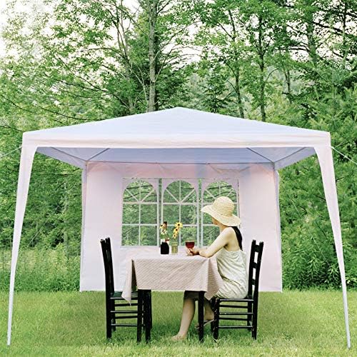 10'x10' Canopy Tent with 4 Removable Sidewalls Windows, Heavy Duty Party Tent, Large Outdoor Wedding Tents, alternate view 4