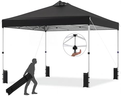 10 x10 Ft Pop Up Canopy with Center Lock in 10 x10 Ft