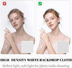 10 X10 FT White Backdrop Screen for Photography, Background Cloth for Soft Light, White Backdrop Curtain for, alternate view