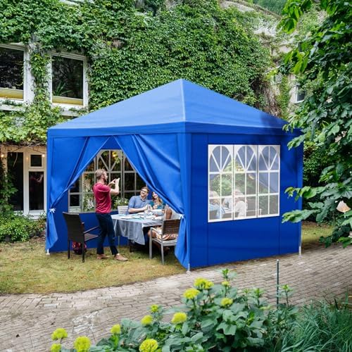 10'x10' Outdoor Canopy Tent, Party Tent with 4 Removable Sidewalls, Event Tents for Parties, Outside Waterproof, alternate