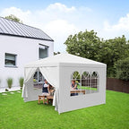 10'x10' Outdoor Canopy Tent Patio Camping Gazebo Storage Shelter Pavilion Cater Party Wedding BBQ Events Tent, alternate view