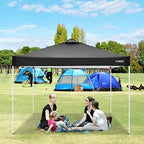 10'x10' Pop Up Canopy Tent Straight Leg Commercial Instant Canopy Pop Up Canopy with Sidewalls Outdoor Sun Shade, alternate