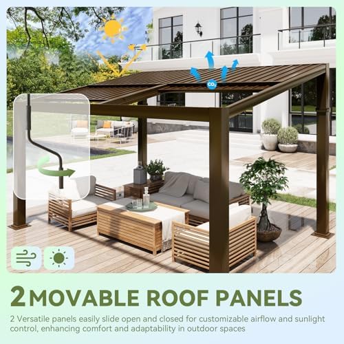 10’x13‘ Outdoor Pergola, alternate view 3