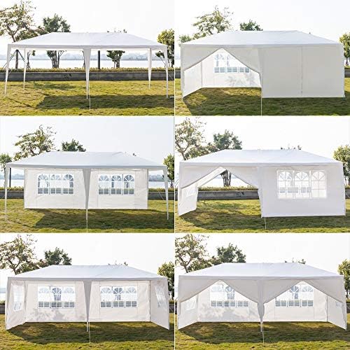 10'x20' Canopy Tent with 6 Removable Sidewalls Windows, Heavy Duty Party Tent, Large Outdoor Wedding Tent Canopy, alternate