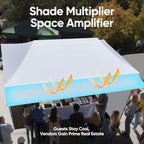 10'x20' Heavy Duty Pop up Canopy Tent with 3 Removable Sidewalls, alternate view 4