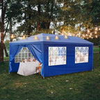 10'x20' Outdoor Canopy Tent, Party Tent with 6 Removable Sidewalls, Event Tents for Parties, Outside Waterproof