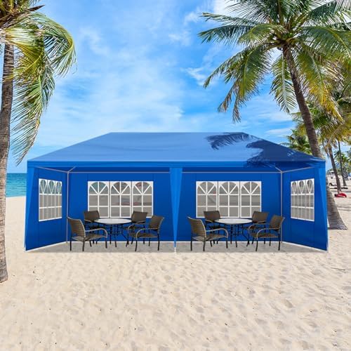 10'x20' Outdoor Canopy Tent, Party Tent with 6 Removable Sidewalls, Event Tents for Parties, Outside Waterproof, alternate