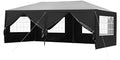 10'x20'Party Canopy Tent, Outdoor Tent with 6 Removable Sidewalls, Waterproof Shelters Gazebo for BBQ, Birtheday