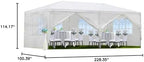 10'x20' Party Tent, Outdoor Wedding Canopy Tent, alternate view 2