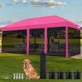 10'x20' Pop up Screened Canopy Tent with Mosquito Netting