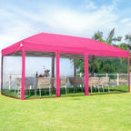 10'x20' Pop up Screened Canopy Tent with Mosquito Netting, alternate view 2