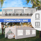 10'x30' Canopy Tent with 8 Removable Sidewalls Windows, Heavy Duty Party Tent, Large Outdoor Wedding Tent Canopy, alternate