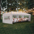 10'x30' Outdoor Canopy Tent, Party Tent with 5 Removable Sidewalls, Event Tents for Parties, Outside Waterproof, alternate