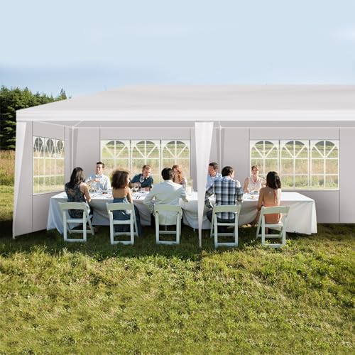 10'x30' Outdoor Canopy Tent, Party Tent with 7 Removable Sidewalls, Event Tents for Parties, Outside Waterproof, alternate