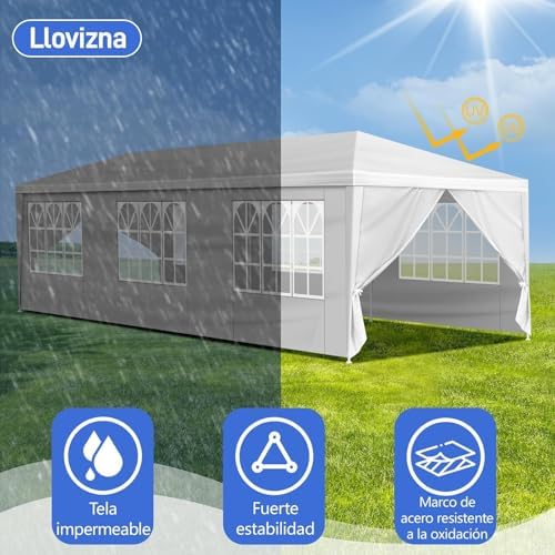 10'x30' Outdoor Canopy Tent, Party Tent with 7 Removable Sidewalls, Event Tents for Parties, Outside Waterproof, alternate