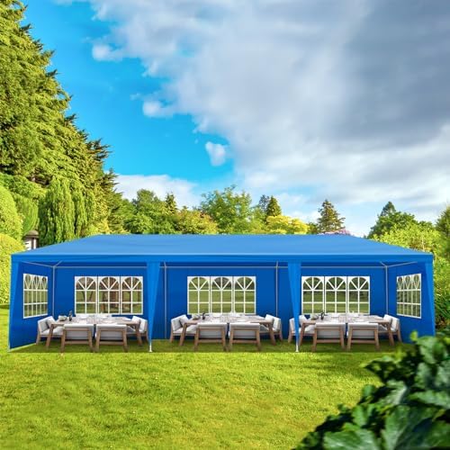 10'x30' Outdoor Canopy Tent, Party Tent with 8 Removable Sidewalls, Event Tents for Parties, Outside Waterproof, alternate