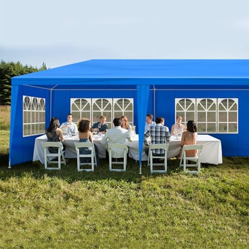 10'x30' Outdoor Canopy Tent, Party Tent with 8 Removable Sidewalls, Event Tents for Parties, Outside Waterproof, alternate