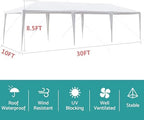 10'x30' Outdoor Canopy Tent, Party Tent Without Removable Sidewalls, Event Tents for Parties, Outside Waterproof, alternate