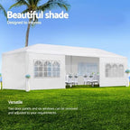 10'x30' Party Tent, Outdoor Wedding Tents with 5 Removable Sidewalls, Gazebo Shelter for Parties Patio, Outside, alternate