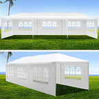 10'x30' Party Tent, Outdoor Wedding Tents with 5 Removable Sidewalls, Gazebo Shelter for Parties Patio, Outside, alternate