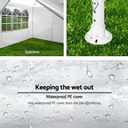 10'x30' Party Tent, Outdoor Wedding Tents with 5 Removable Sidewalls, Gazebo Shelter for Parties Patio, Outside, alternate